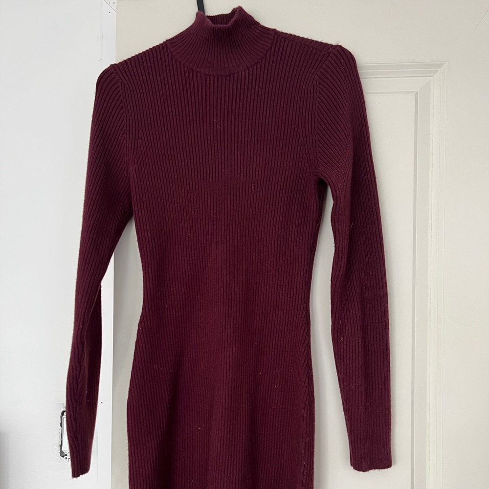 Abercrombie and fitch mock neck sweater dress